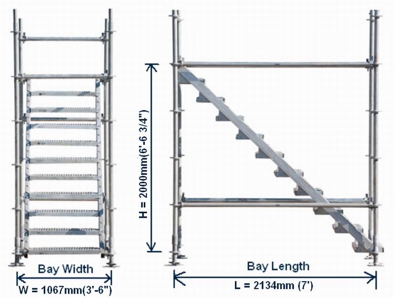 System Scaffolding Stringer Stair System Scaffolding Stringer Stair