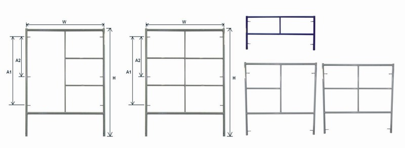 Masonry Frame with Drop Lock