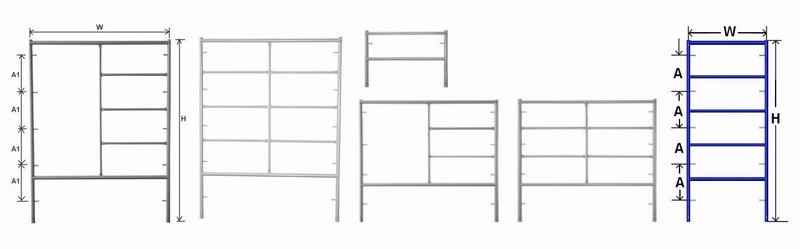 Snap-on Lock Masonry Scaffold Frames