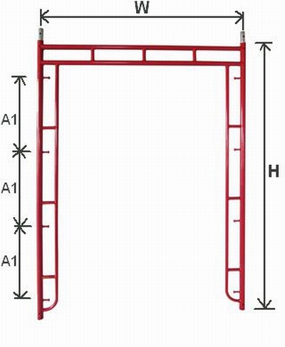 Canopy Scaffolding Frames with Snap on Locks