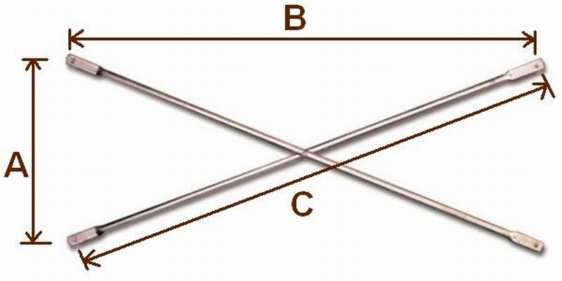Galvanized Cross Braces Galvanized Cross Braces