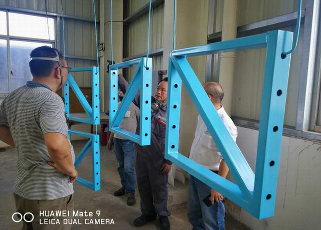 Powder Coated Blue Scaffolding Bracket