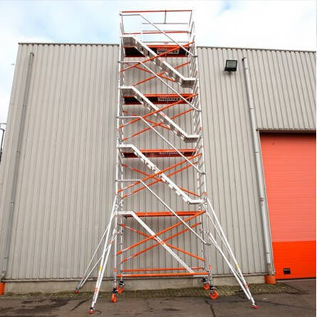 Double Width Aluminum Mobile Scaffolding Tower for Access