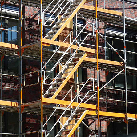 Aluminum Stairway Access Scaffolding for Residential Building